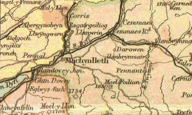 Machynlleth & Darowen, Mongomeryshire, Wales